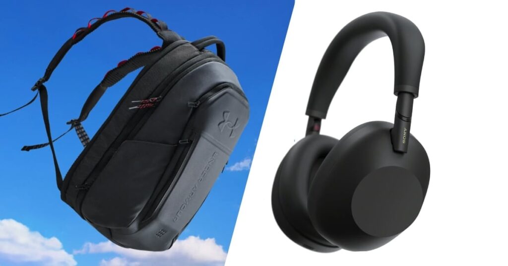 essential-tech-and-gaming-gear-under-armour-backpack-and-sony-headphones
