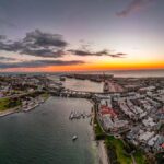 Sunset Landscape Photos in Fremantle Western Australia.