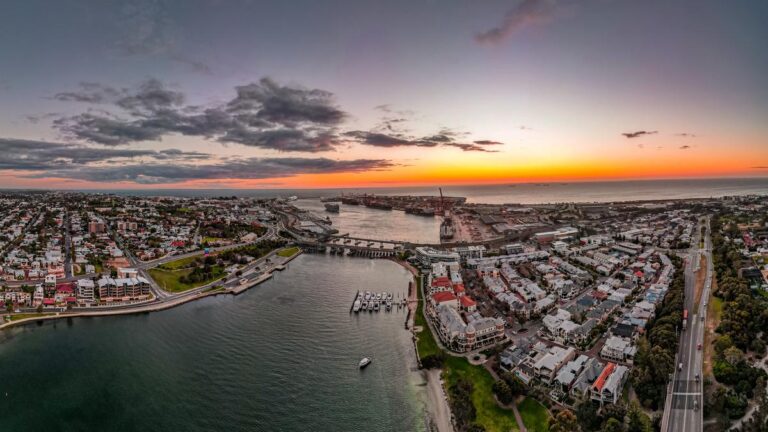 Sunset Landscape Photos in Fremantle Western Australia.