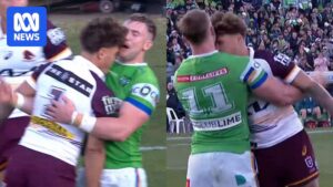 reece-walsh-s-headbutt-sparks-controversy-in-broncos-dramatic-win-over-raiders