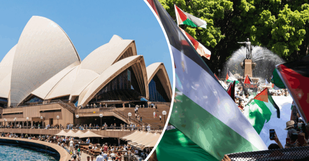 nsw-police-challenge-pro-palestine-protest-at-sydney-opera-house