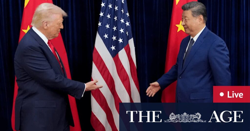 us-china-summit-in-south-korea-trade-tariffs-and-tensions
